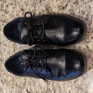 Mix No. 6 Kids Size 3 Dress Shoes. Black leather.